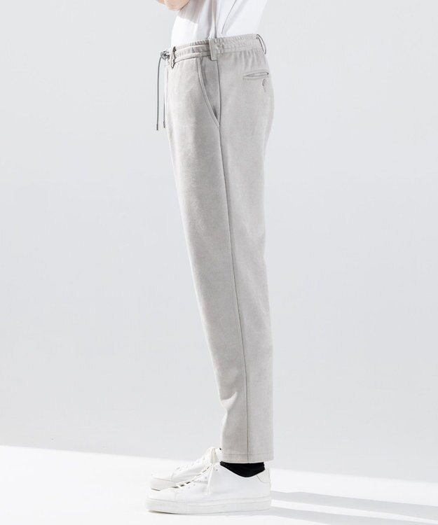 JOSEPH HOMME 【WEB・一部店舗限定  】レザーライクポンチ　ドロスト付テーパードパンツ / PEGG CONVERTIBLE ベージュ系