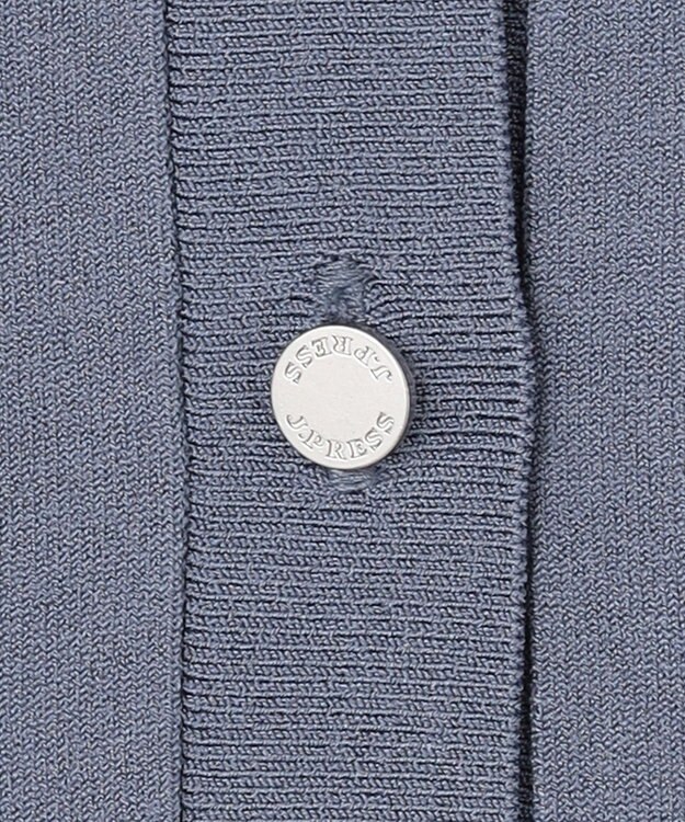 J.PRESS LADIES S 【洗える】レーヨンストレッチ カーディガン ソフトブルー系