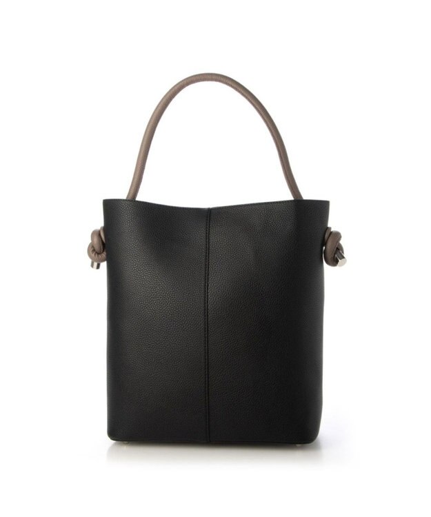 UNBILLION cachecache 丸ハンドルスクエアバケツワンショルダー ブラック