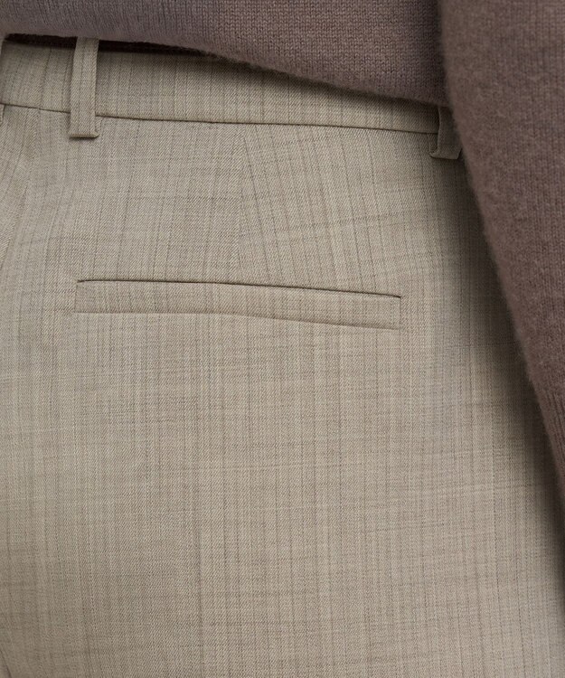 JOSEPH メランジストライプ　トラウザーズ Affogato