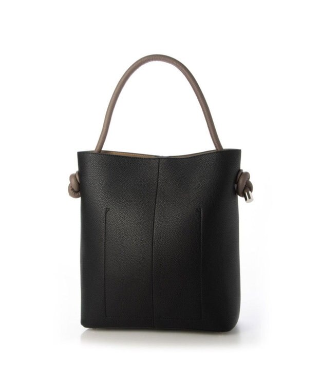 UNBILLION cachecache 丸ハンドルスクエアバケツワンショルダー ブラック