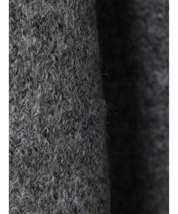 Green Parks ｆｕｗａっとメランジ前後差ニットプルオーバー Gray