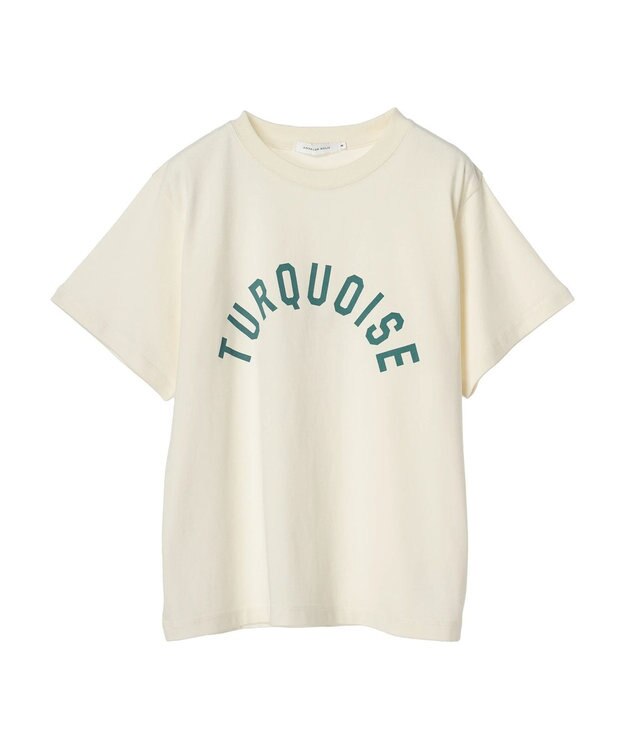 AMERICAN HOLIC ＴＵＲＱＵＯＩＳＥロゴカットプルオーバー Ivory