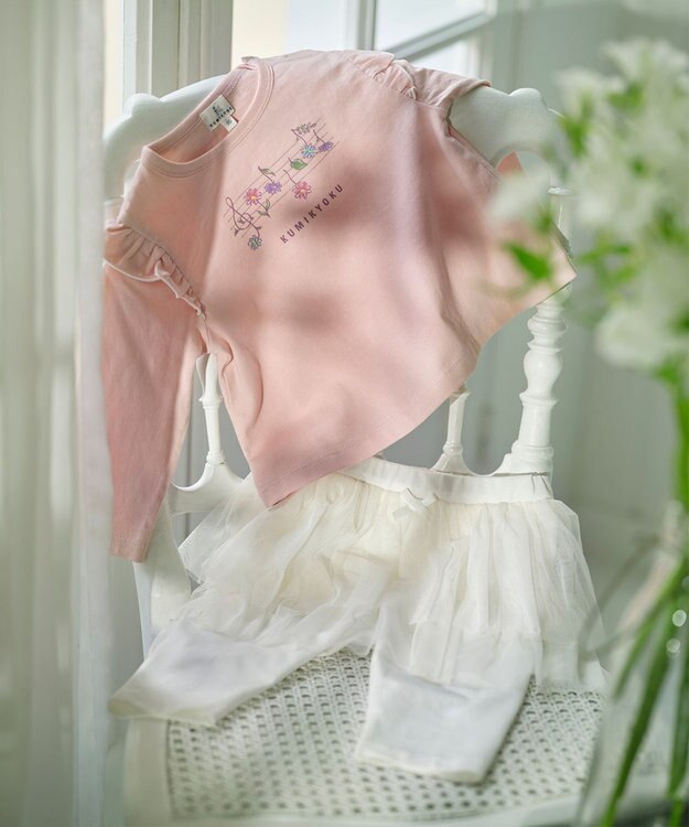 組曲 KIDS 【80-90㎝】 ギフトボックス　ベイビーメロディー Tシャツ・スカッツセット ピンク