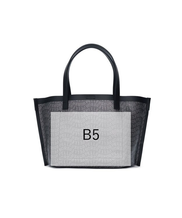 PELLE BORSA スモールトート Grise グリーズ 9112 ブラック