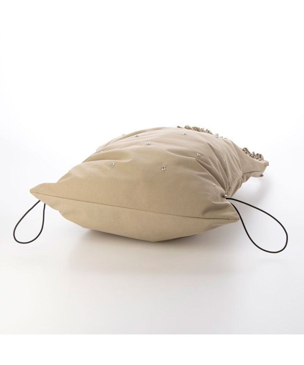 UNBILLION カシュカシュ cachecache / ビジュー付きワンハンドルトート オーク