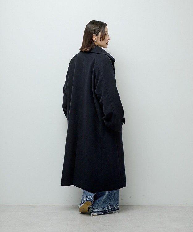 Green Parks ２ＷＡＹステンカラーロングコート Dark Navy