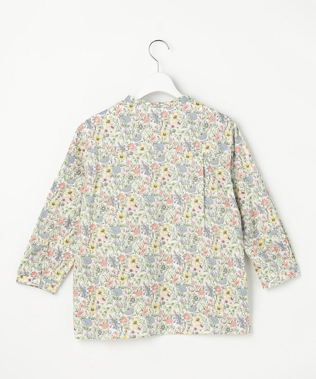 J.PRESS LADIES S Liberty Rachel & Michelle バンドカラー ブラウス コーラル系