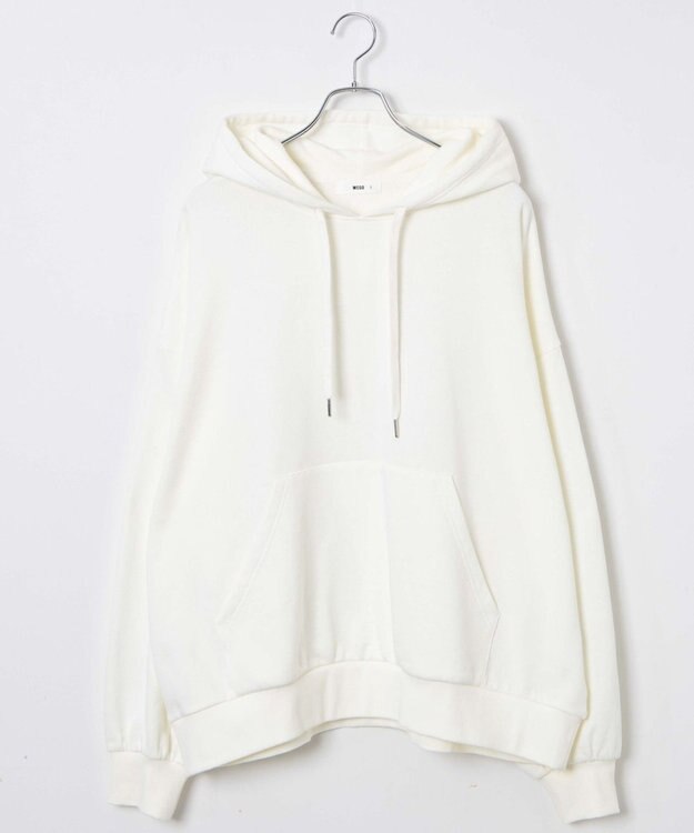 WEGO 【SCHOOLITEM】ルーズフィットプルパーカー オフホワイト