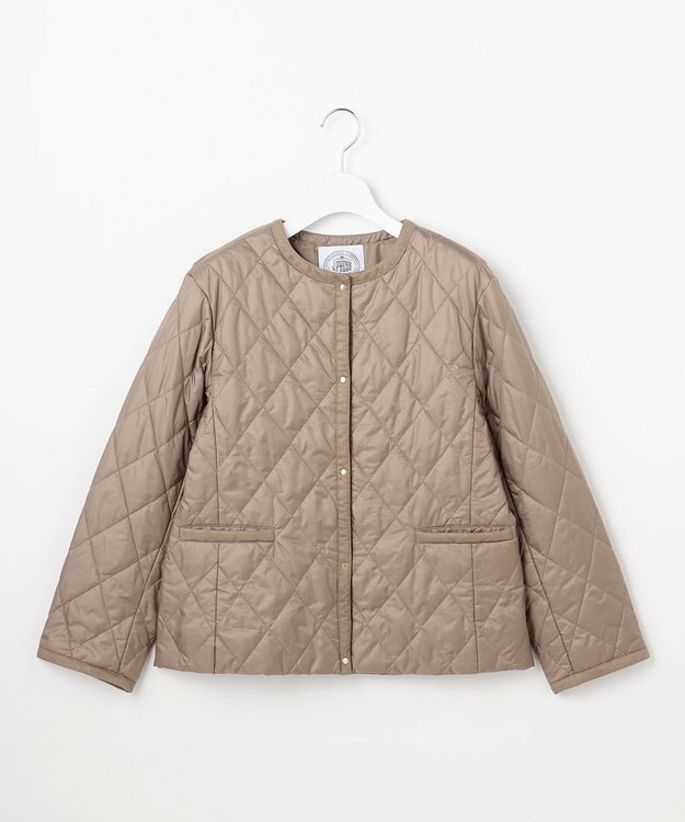 J.PRESS LADIES S 【WEB限定カラーあり】コンパクトタフタキルティング ブルゾン ベージュ系