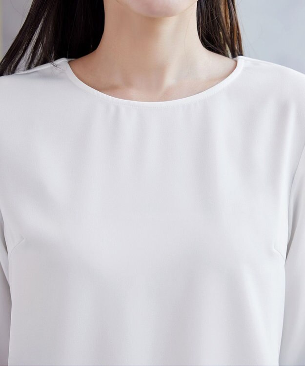 Tiaclasse L 【ブラウス×パンツ2点ット】フリルデザインセットアップ オフホワイト