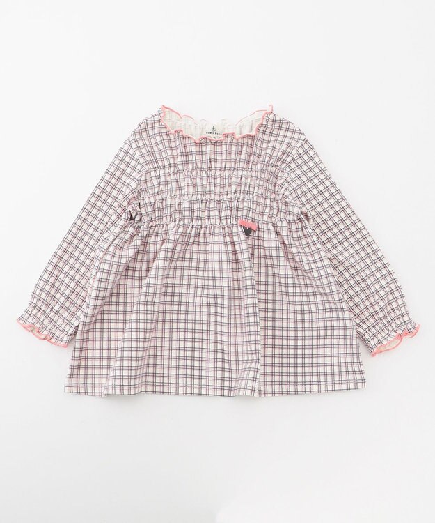 組曲 KIDS 【80-100cm】シャーリングブラウス Tシャツ ネイビー系5