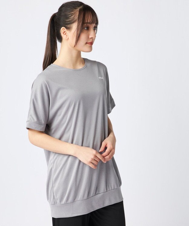 OP／FILA 【FILA】水陸両用フィットネスウェア 2点セット グレー