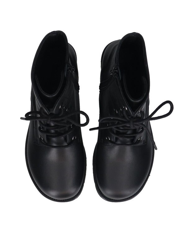 Bridget Birkin 【PARADIS COULEUR】オブリークトウレースアップブーツ ブラック