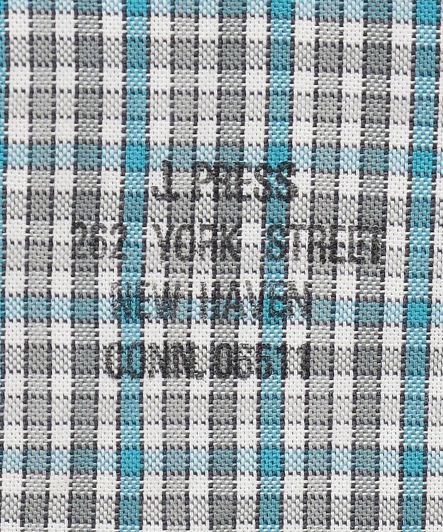 J.PRESS MEN SOMELOSコットンチェック シャツ グリーン系3