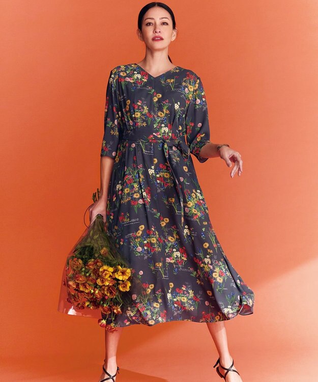 BOUTIQUE MOSCHINO 総柄 デニム フラワー プリント ワンピース 楽天市場】シンゾーン ロングワンピース THE SHINZONE フラワー