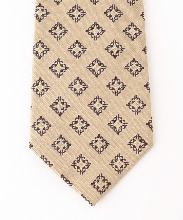 J.PRESS MEN 【GEOMETRIC JACQUARD COLLECTION】ジオメトリックジャガード ネクタイ ベージュ系7