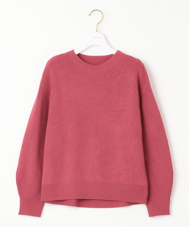 ANY SIS 【洗える】彩色兼美 ニット ローズピンク