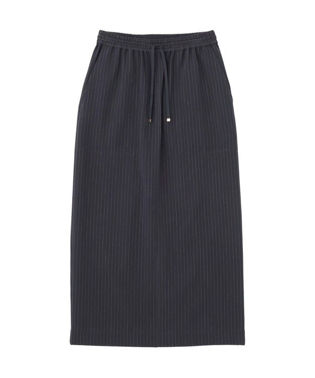 AMERICAN HOLIC 【イージーケア】ベイカータイトスカート Stripe Navy