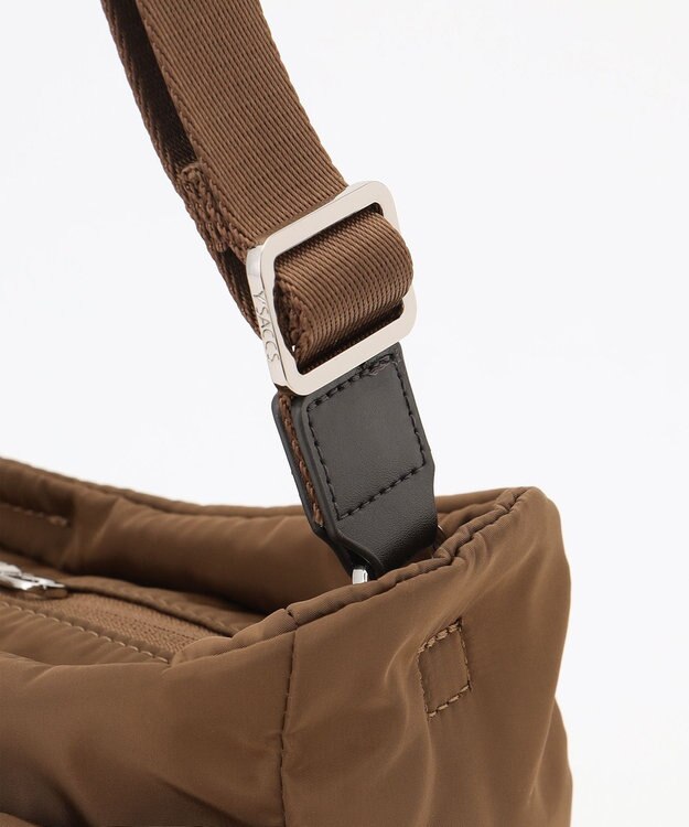 Y'SACCS ドローストリング コンビカラーショルダー mini チョコ