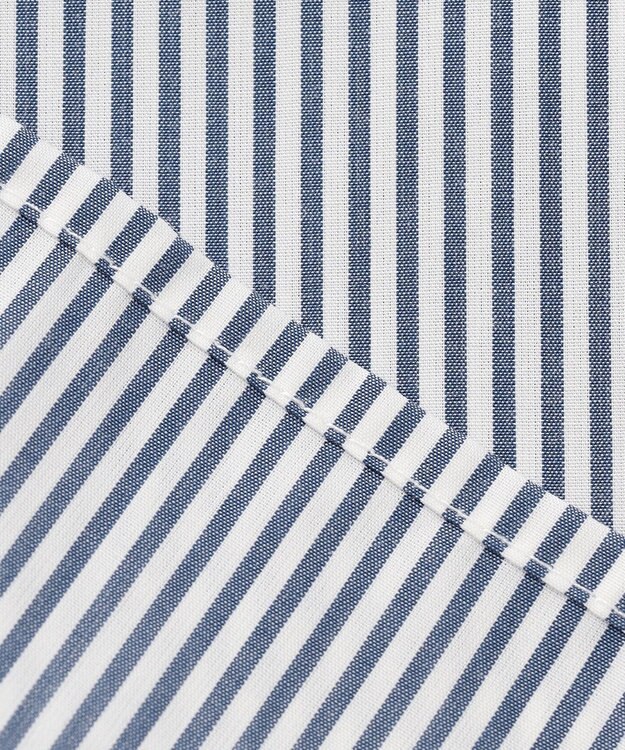 ANY SIS 【UVケア】イージーケアストライプ シャツ ブルーストライプ