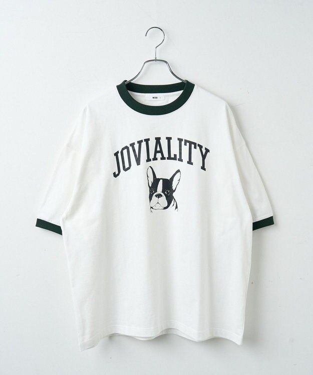 WEGO グラフィックリンガーBIG　T（S） ホワイト