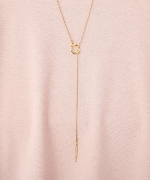 Green Parks ＳＥＴ２点　ネックレス＋マジョリカプルオーバー Pink