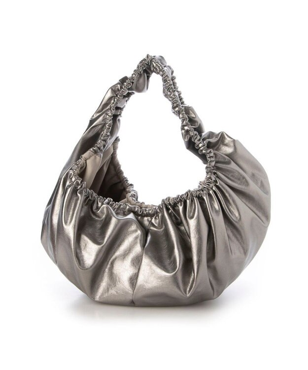 UNBILLION カシュカシュ cachecache / ギャザーサークルショルダー シルバー