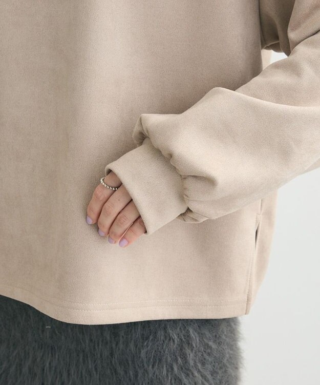 Green Parks ・ＳＵＧＡＲ　ＳＰＯＯＮ　スエードポンチプルオーバ Beige