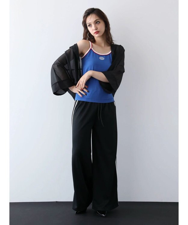 Green Parks ＥＧＯＩＳＴ　配色ラインキャミソール Blue