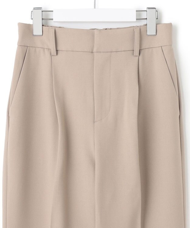 J.PRESS YORK STREET 【WOMEN】裏起毛テーパードパンツ ベージュ系