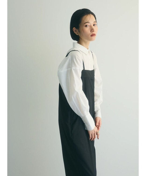 Green Parks armonia．ラップサロペット Black