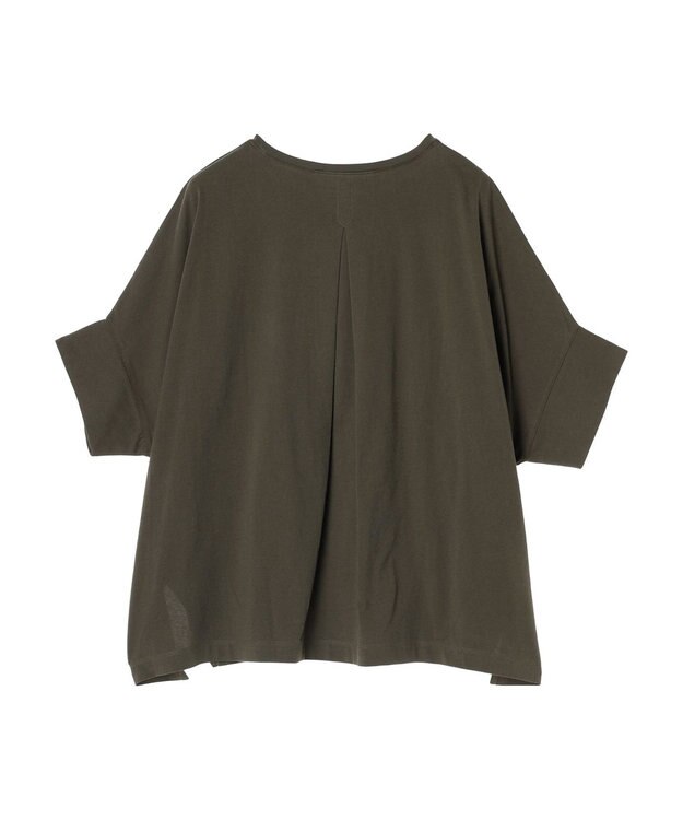 Green Parks 冷っとすずやか　ドルマンカット５分袖プルオーバー Khaki