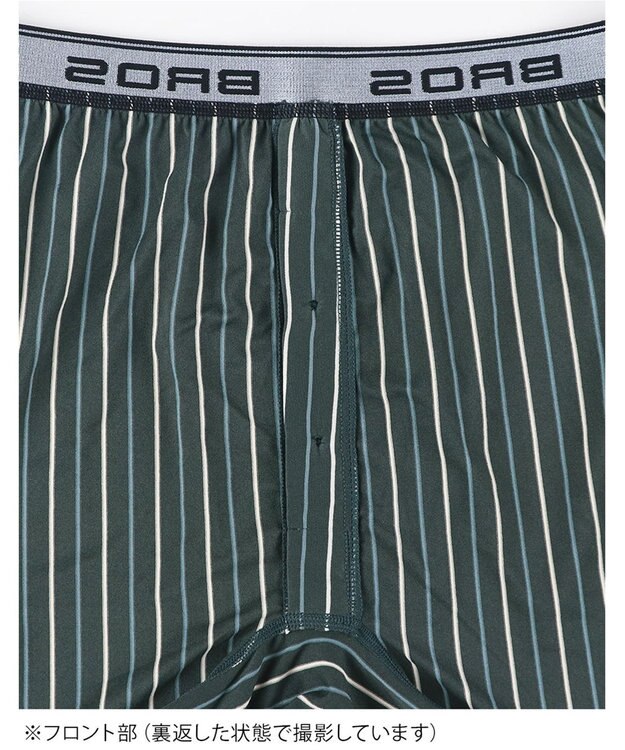 WACOAL MEN トランクス しめつけすぎずダブつかない ストレッチ素材 前開き 下着 メンズ GT4111 /ブロス バイ ワコールメン グレイッシュブルー