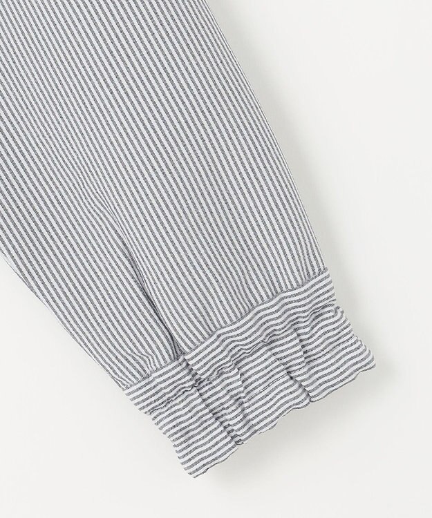 J.PRESS KIDS 【140-170cm】ステンカラー  ライトアウター ネイビーストライプ系