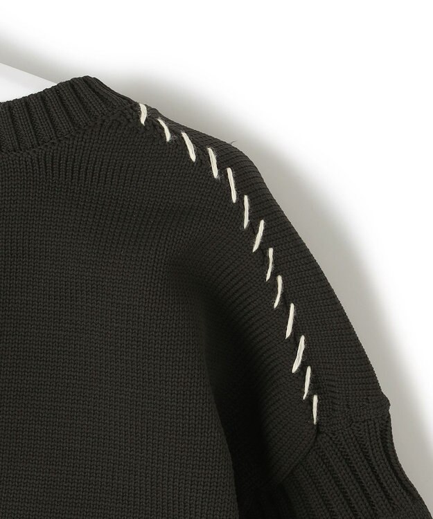 J.PRESS YORK STREET 【UNISEX】ガンジーニット ブラック系