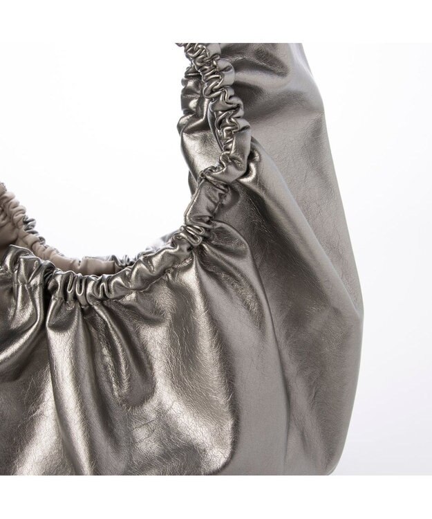 UNBILLION カシュカシュ cachecache / ギャザーサークルショルダー シルバー