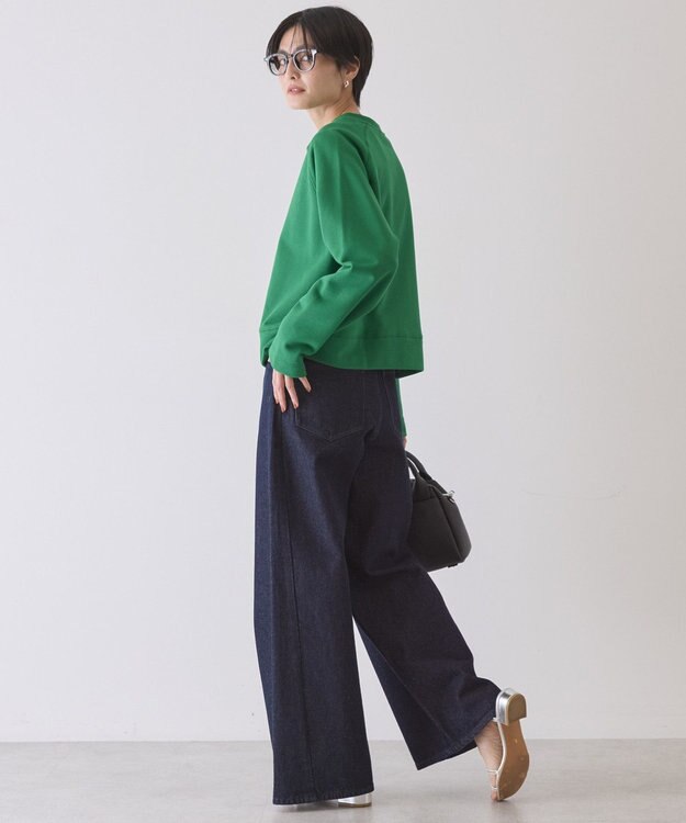 AMERICAN HOLIC リングドットボタンカーディガン Green