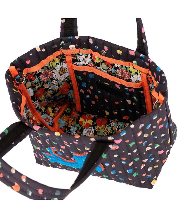 tsumori chisato CARRY きらネコてんてん ハンドバッグ 2way ショルダーバッグ ブラック