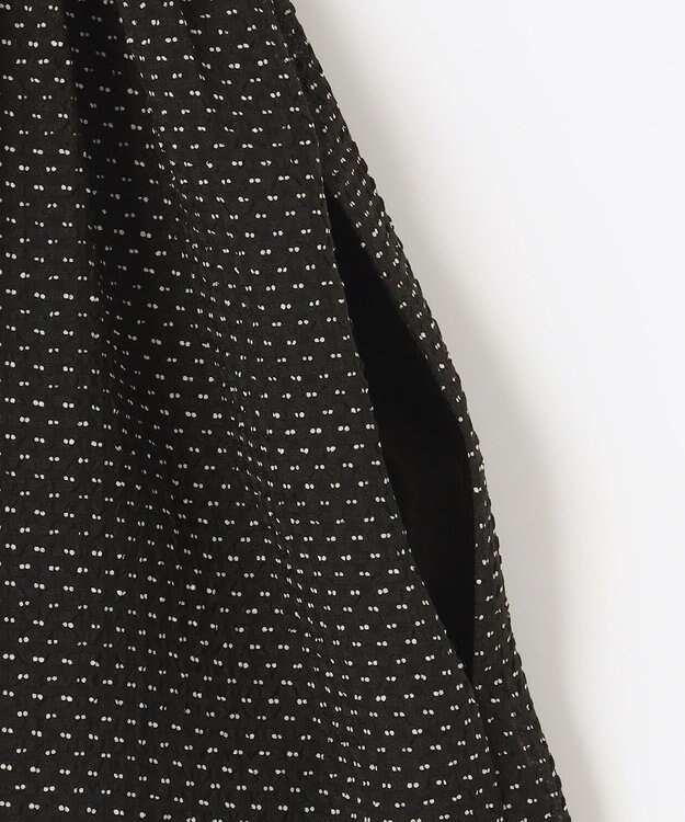 組曲 【WEB限定・2WAY】サッカードビードットプリント ワンピース ブラック系5