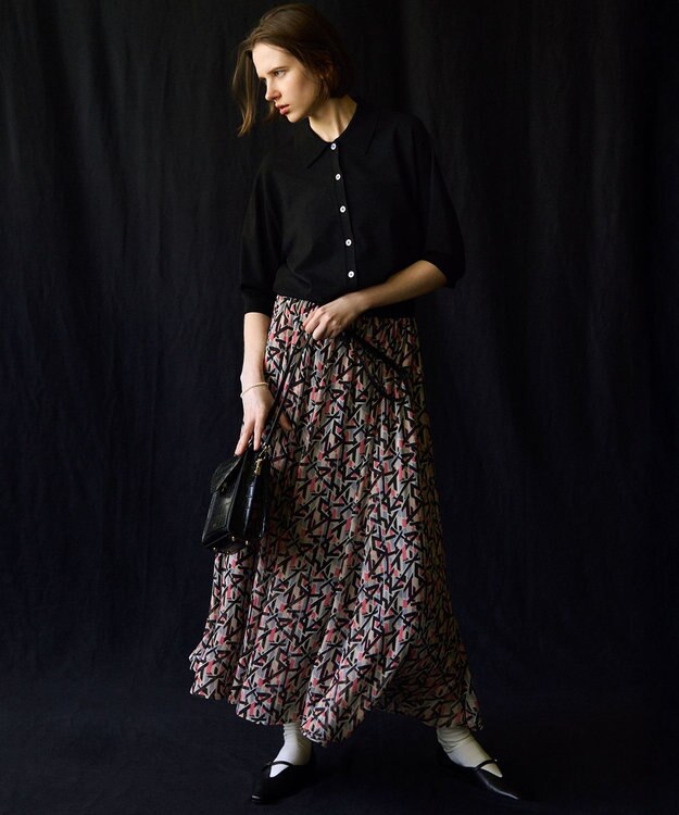 23区 【見上愛さん着用/VERY掲載】ウェービーカット パンプス ブラック系