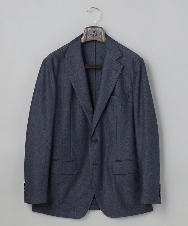 GOTAIRIKU セットアップ対応【カイテキ７機能】ドライジャージー ジャケット_ヘリンボーン柄(26年モデル) ネイビー×ヘリンボーン柄