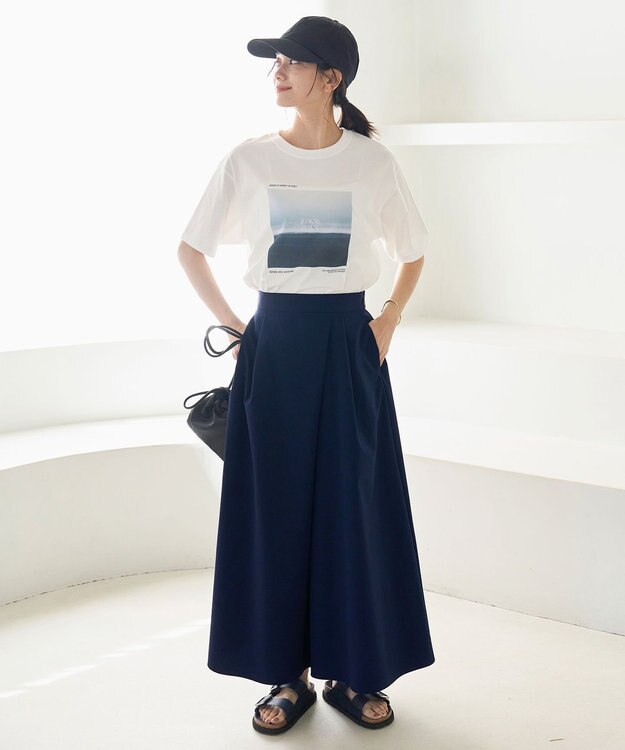 UNFILO FINE MOVE SUCKER ラップパンツ ダークブルー