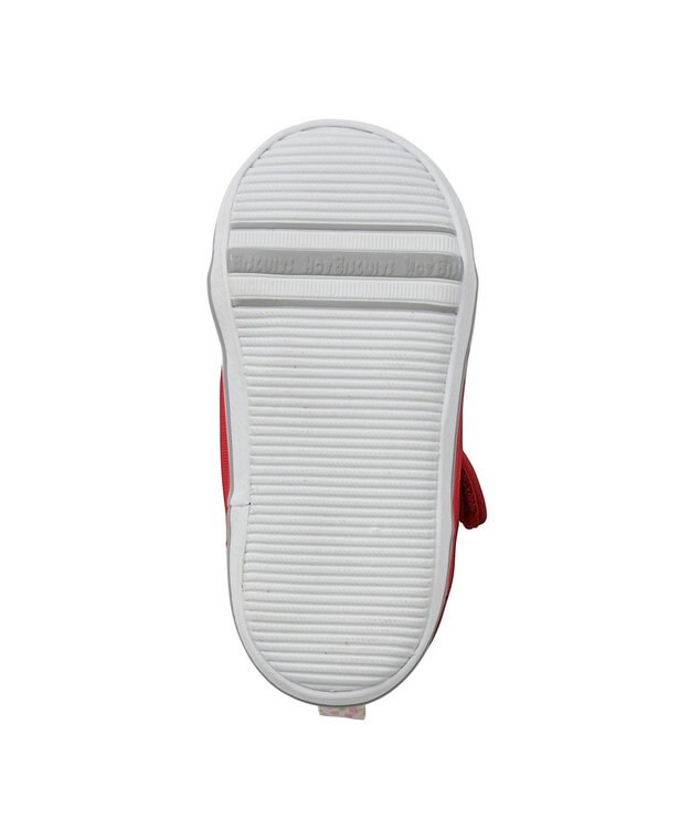 MIKI HOUSE HOT BISCUITS 【14-16cm】 小花柄 パイピング セカンドベビーシューズ 赤