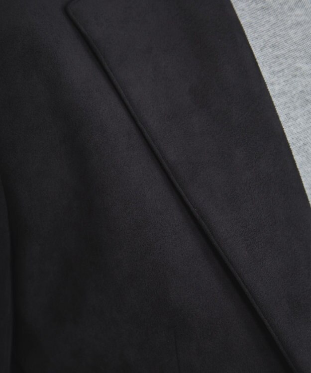 GOTAIRIKU 【イージーケア】ウルトラスエードサファリジャケット ブラック系