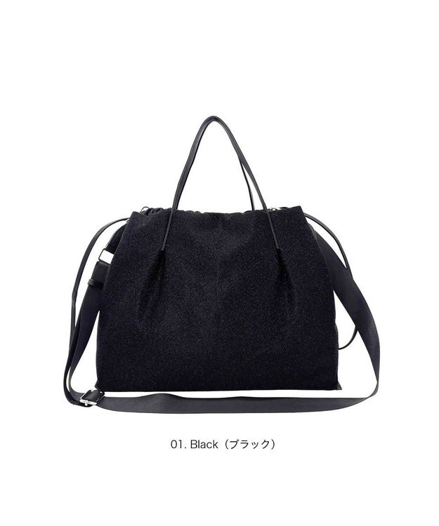 ROOTOTE 3569【ルートート】SC.グランデ.キラキラ-A 01：ブラック