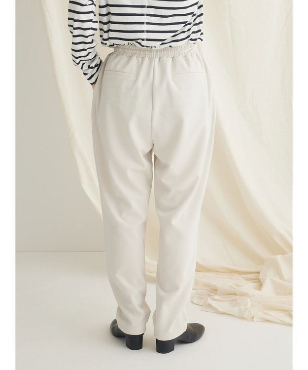 CRAFT STANDARD BOUTIQUE ストレッチカラーイージーパンツ Ivory