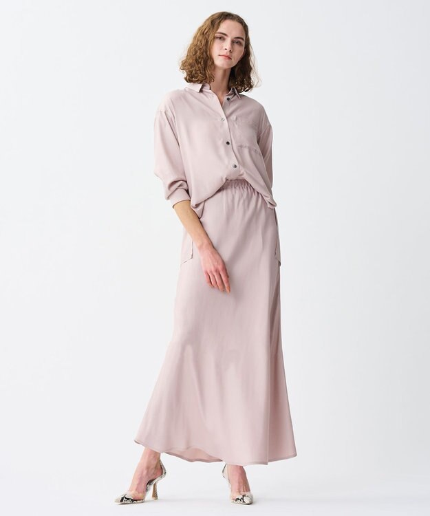 uncrave フィブリルシャンブレー ミドルシャツ 【WEB限定】ピンク