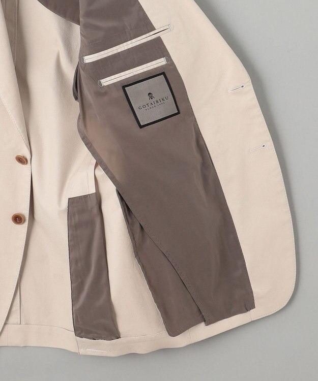 GOTAIRIKU 【セットアップ対応】OLYMPIAS コットンセットアップジャケット ベージュ系
