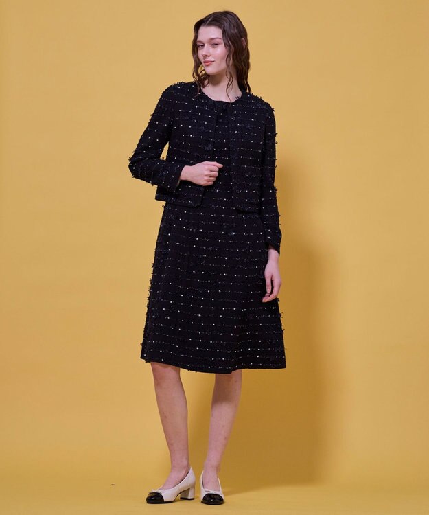 TOCCA FLOWER HIDE AND SEEK ジャケット ブラック系